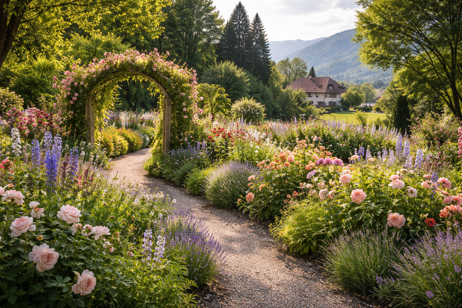 Le jardin anglais revisite en Suisse
